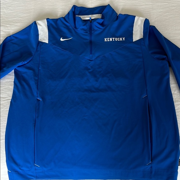 Nike “On-Field” Kentucky Blue Athletic Quarter-zip Pullover - Picture 9 of 10